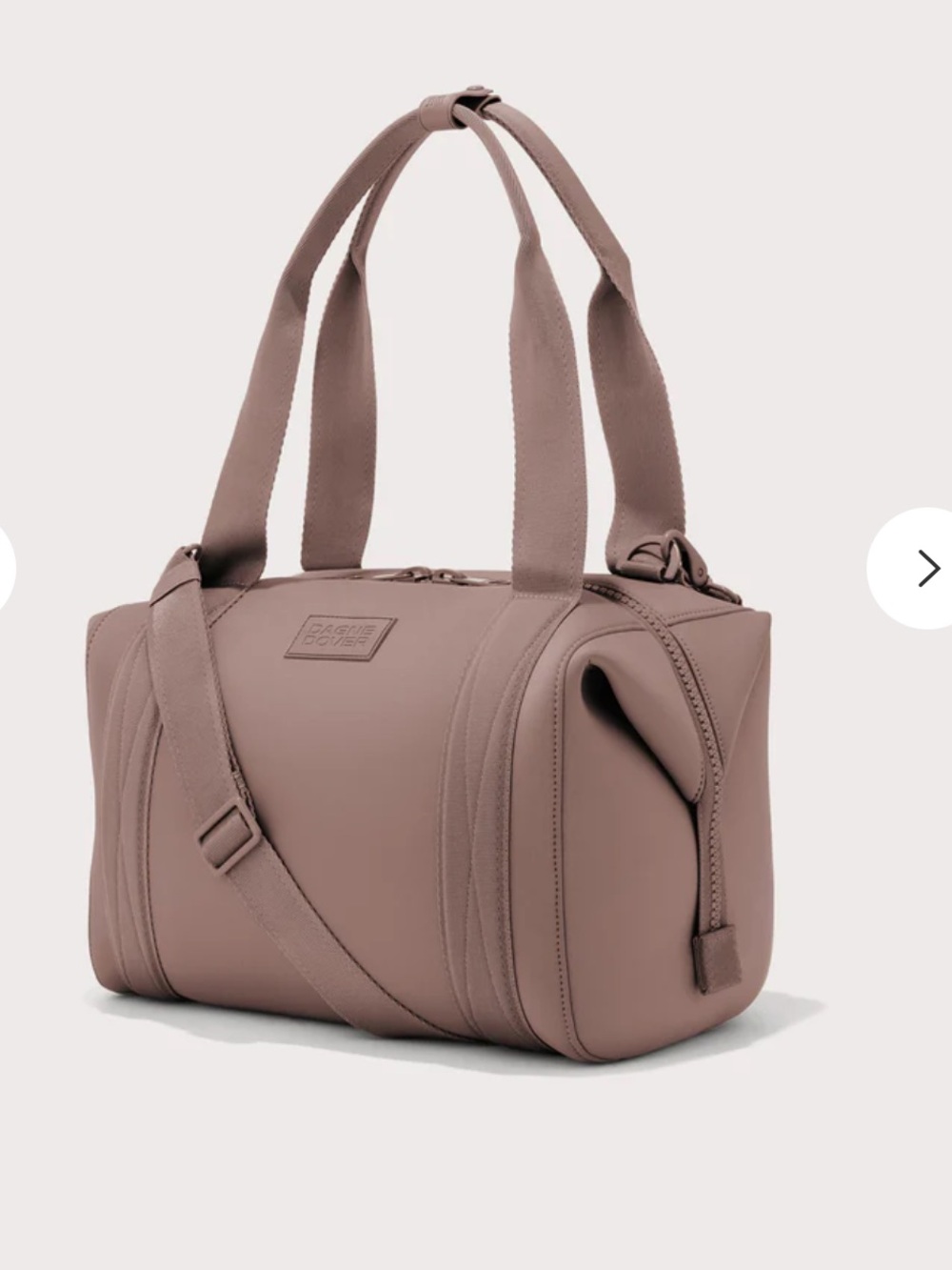 Dagne Dover Landon Neoprene Carryall Medium in Dune - Picture 10 of 11